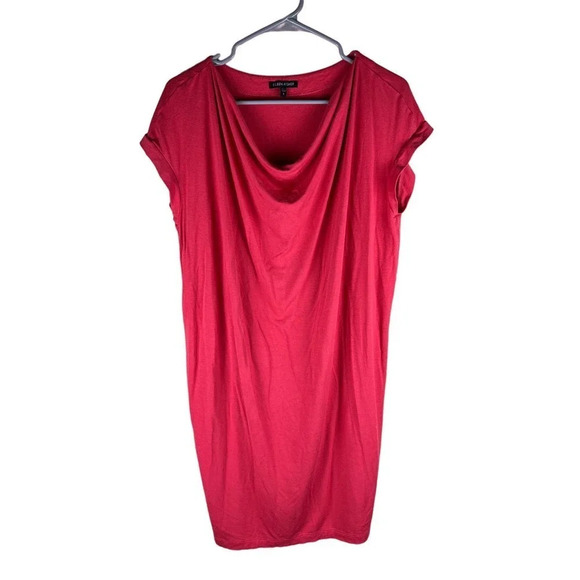 Eileen Fisher Pink Cap Sleeve Drape Shift Dress Women’s Small - Picture 1 of 5